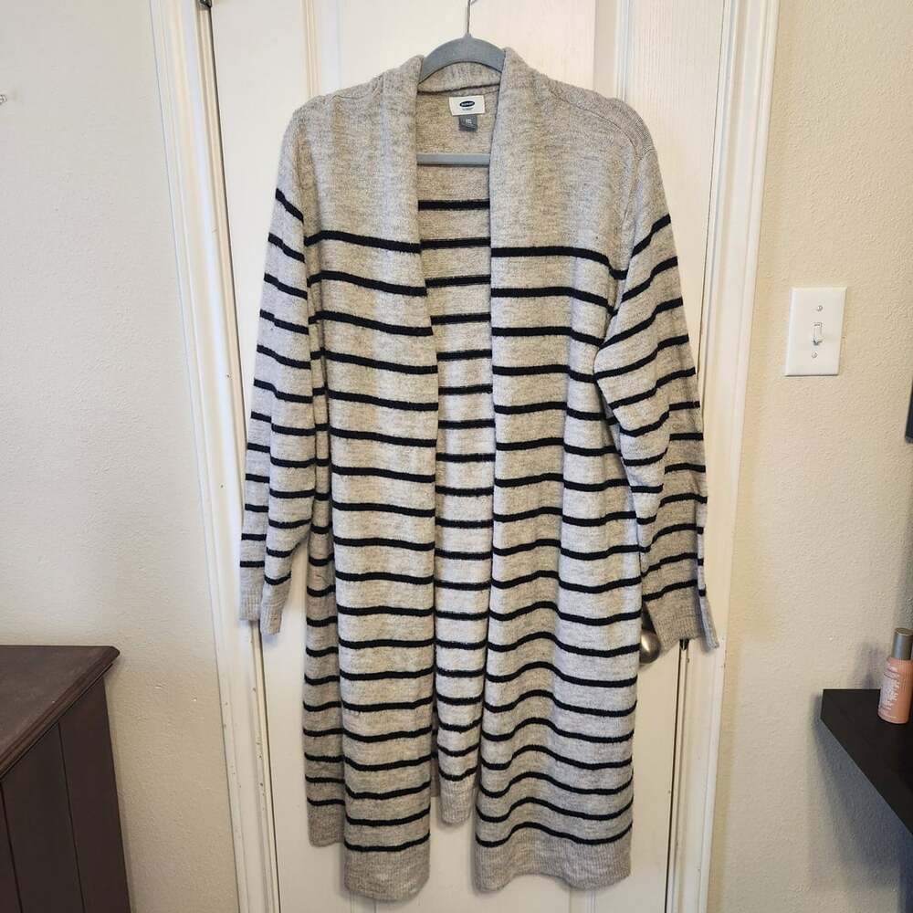 Old Navy Striped Longline Cardigan XXL